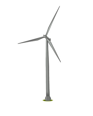 汽车风力涡轮发电机图片