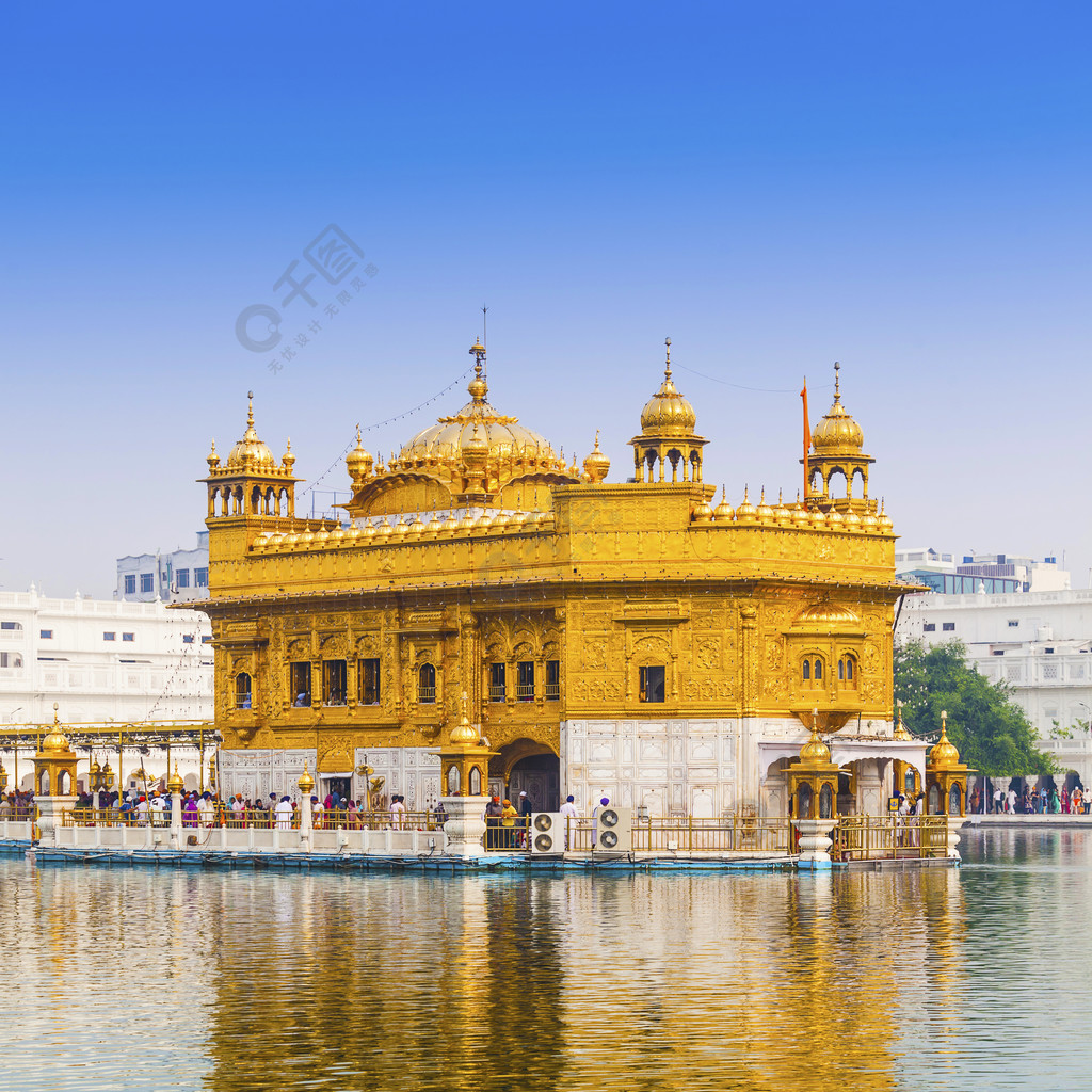 印度旁遮普邦的阿姆利则金殿harmandirsahib