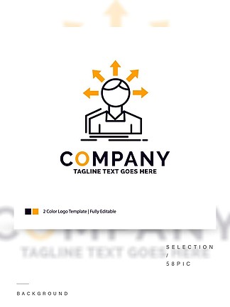 公司名称徽标设计用于转换差<i>异</i>，多样性，选项，结构，用户过渡紫色和黄色的品牌名称设计与标语的地方小型和大型企业的创意徽标模板