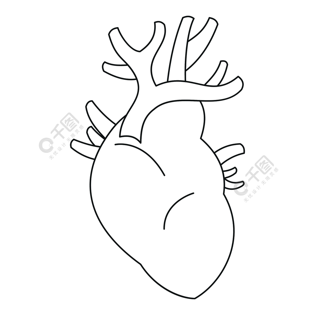 心脏线的简单画法图片