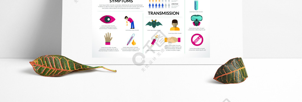 埃博拉病毒平面图表设置与传播症状预防元素图表和世界地图孤立的矢量