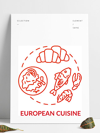 欧洲美<i>食</i>概念图标来自欧洲的著名美<i>食</i>传统民族餐厅菜单可口全国<i>食</i><i>物</i>想法稀薄的线例证矢量孤立的轮廓RGB彩色绘图欧洲美<i>食</i>概念图标