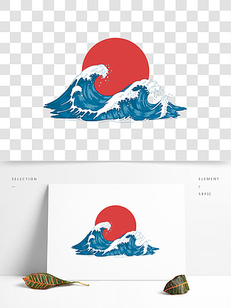 日本<i>浪</i>潮日本大<i>浪</i>，汹涌的大海和老式的海水日本海洋海啸波飞溅卡，hokusai风格海洋风暴飞溅雕刻矢量插图?日本<i>浪</i>潮日本大<i>浪</i>，汹涌的大海和老式的海水矢量图