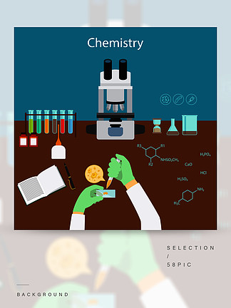 卡通顯微鏡背景圖片免費下載_卡通顯微鏡背景素材-千圖背景圖片大全