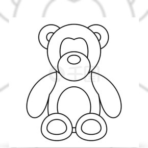 toybear简笔画图片