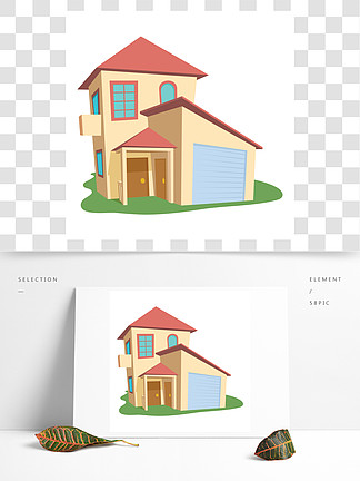 现代房屋图标现代房子传染媒介象的<i>动</i><i>画</i><i>片</i>例证网的卡通风格的现代房屋图标