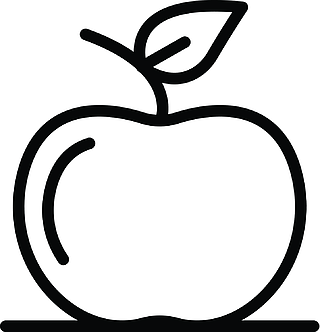 新鲜苹果图标概述在白色背景上网络设计的新鲜苹果矢量图标新鲜苹果