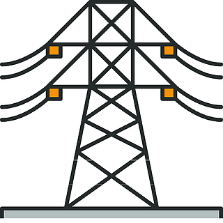高压电线颜色图标