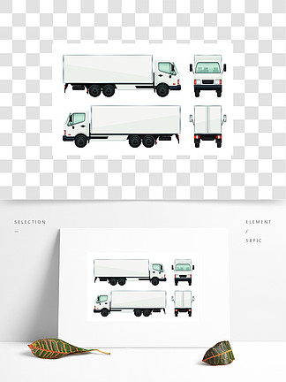 现实的卡车矢量插图<i>运</i>输的货物卡车<i>运</i>输，带拖车的货<i>运</i>卡车现实的卡车货物的矢量插图<i>运</i>输