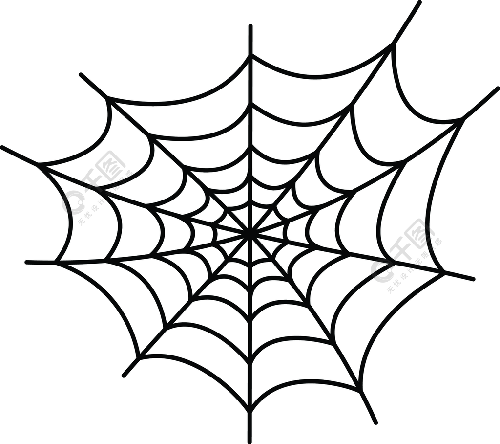危险蜘蛛网图标概述危险蜘蛛网在白色背景网络设计的传染媒介象隔绝的