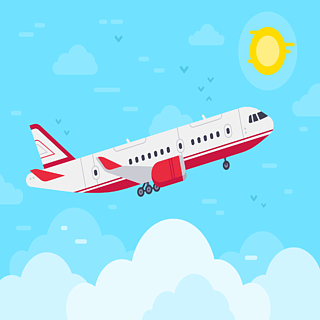 在天空的飞机飞行喷气式飞机在云层中飞翔,飞机旅行和度假飞机飞机