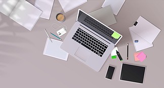 办公桌与现代设备的现实<i>样</i>机，与台式计算机的<i>工</i><i>作</i>场所，杯咖啡和办公文具导航3D例证室内设计家桌<i>工</i><i>作</i>场所办公桌与现代设备的现实<i>样</i>机，与台式计算机的<i>工</i><i>作</i>场所，杯咖啡和办公文具矢量3D室内设计