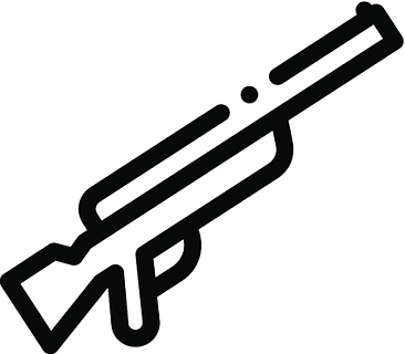 枪图标矢量轮廓枪标志孤立的轮廓符号图枪图标矢量轮廓图
