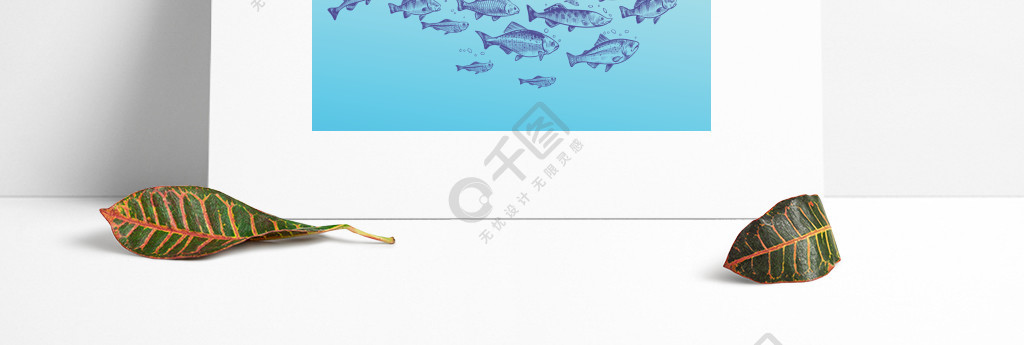鱼学校鱼群手的素描画餐厅美食海鲜菜单多拉多鲭鱼金枪鱼新鲜食品钓鱼
