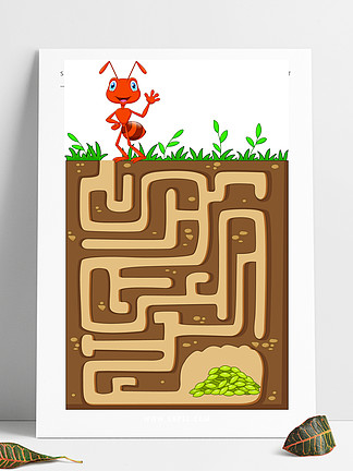 92迷宫图片11892251帮助红蚂蚁在地下迷宫中寻找食用谷物的方法