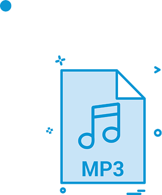 mp3文件文件扩展名文件格式图标矢量设计