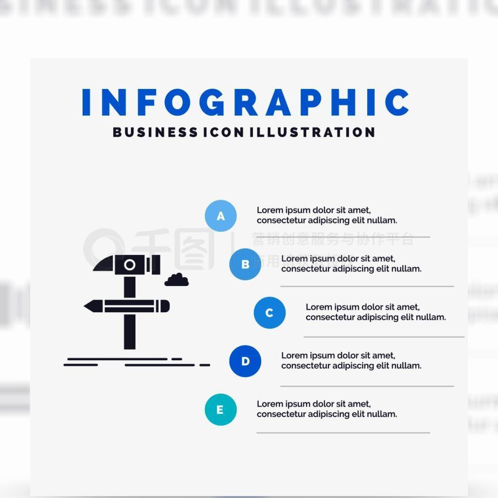 ΪվʾĸĹƣߣϢͼģɫinfographicʽȾý֤GlyphɫȾýEPS10ժҪģ屳