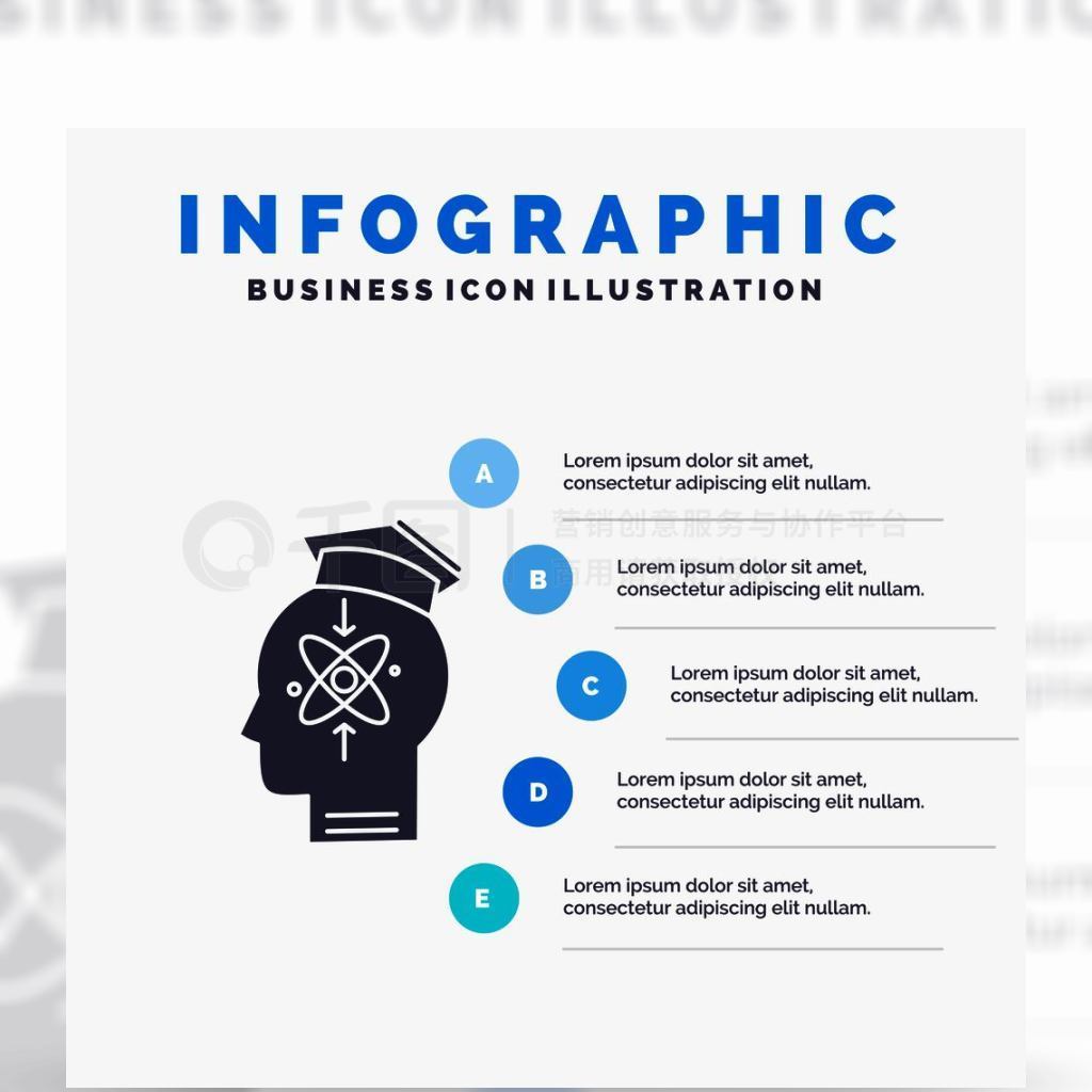 ͷԱ֪ʶվʾĸϢͼģɫinfographicʽȾý֤GlyphɫȾýEPS10ժҪģ屳