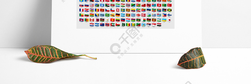 世界各国挥舞着国旗官方国家标志的名称,国