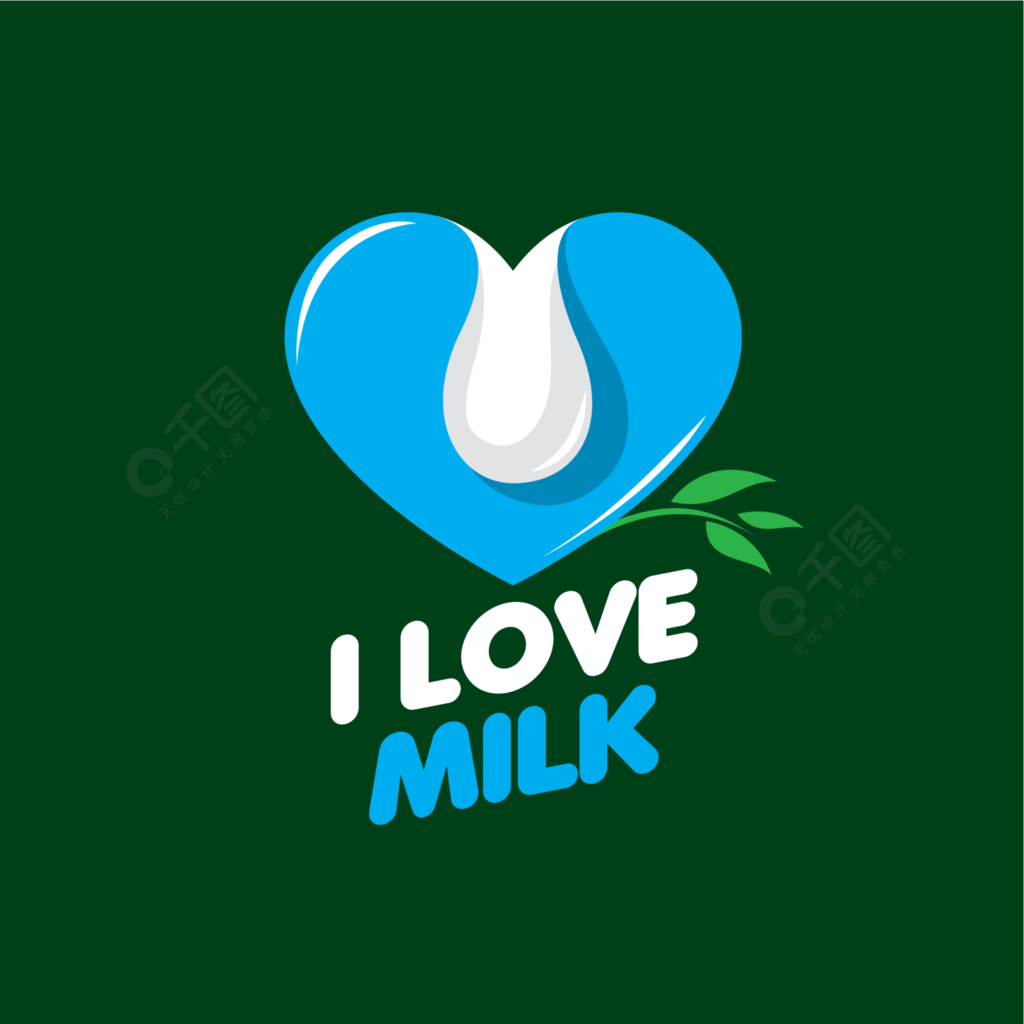 矢量标志牛奶模板设计徽标牛奶矢量图的图标