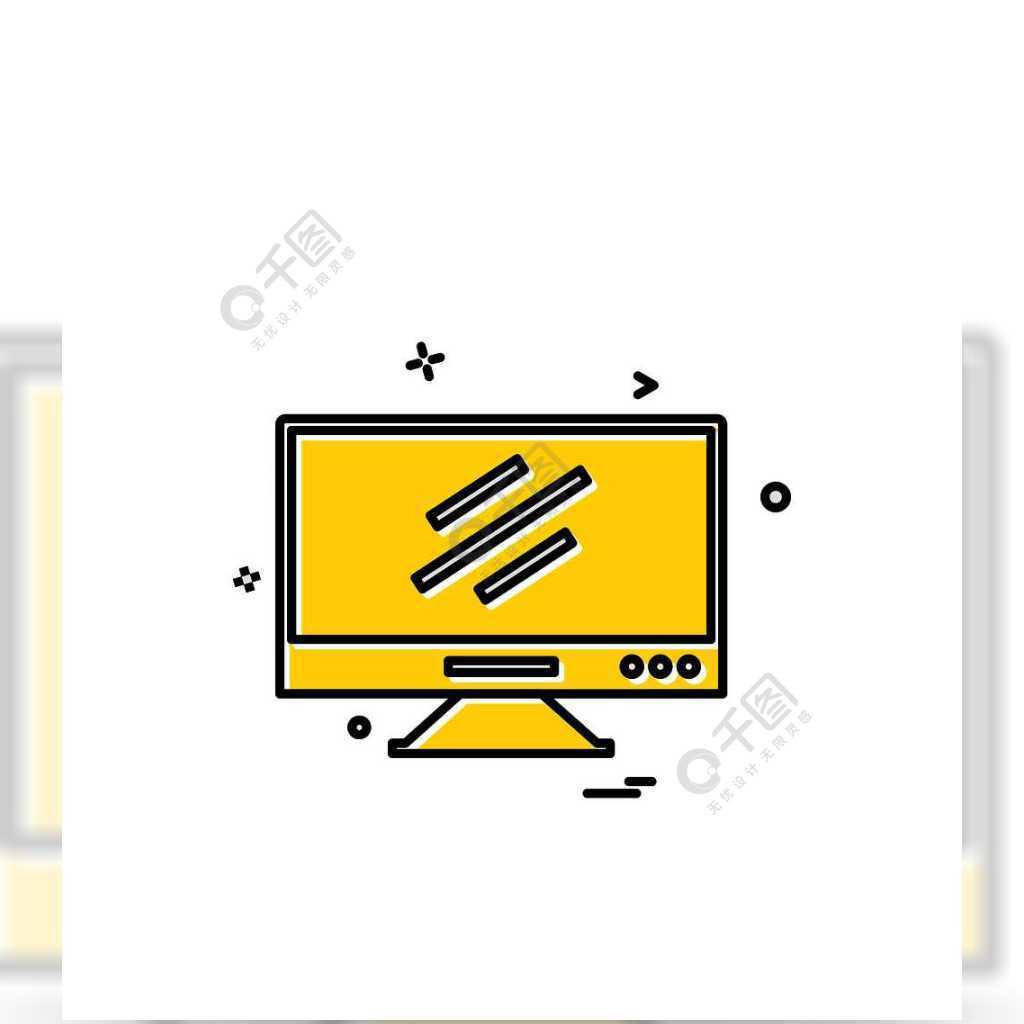 計算機技術圖標設計矢量模板免費下載_ai格式_1000像素_編號37832601