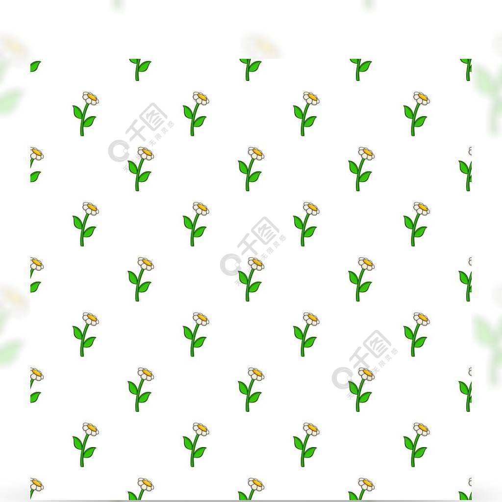 雏菊图案雏菊网的传染媒介样式的动画片例证雏菊图案,卡通风格1年前