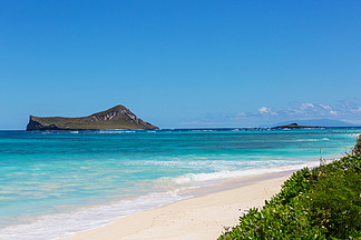 瓦胡島夏威夷瓦胡島的美麗風景