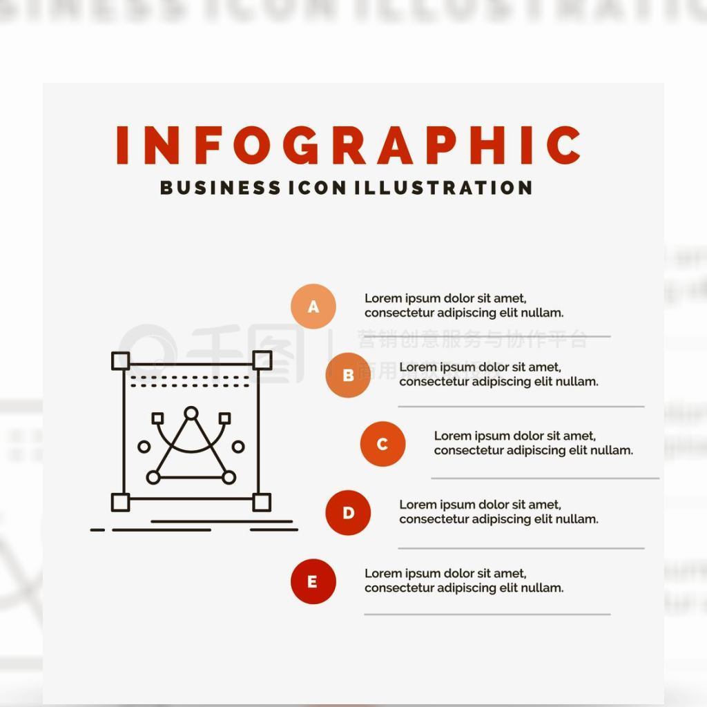 3d༭༭󣬵վͽܵInfographicsģɫinfographicʽȾý֤ĻɫʸEPS10ģ屳