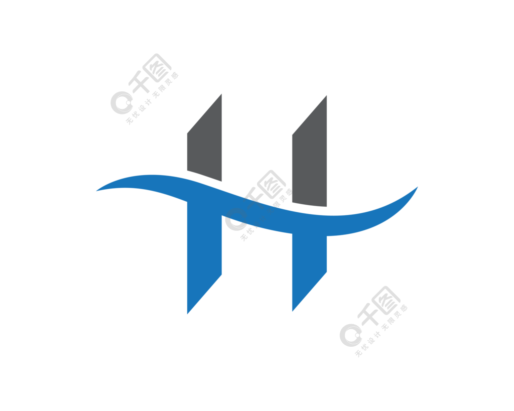 h字母水波标志模板矢量插图设计1年前发布