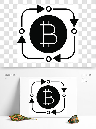 貨幣輪廓符號金融科技,大數據矢量孤立的圖比特幣兌換標誌符號圖標