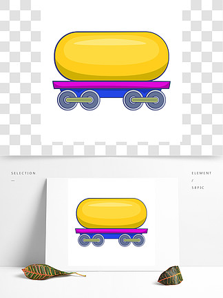 背景上孤立的卡通風格的坦克車運輸標誌卡通風格的汽油圖標的油罐車
