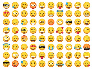emoji 笑脸表情背景图片免费下载