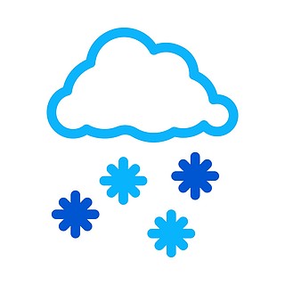 下雪的天气符号图片图片