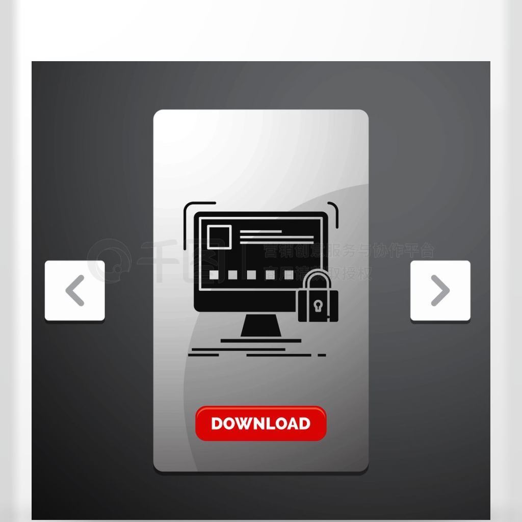 Carousal Pagination Slider DesignRed Download Buttonбȫȫ־ͼʸEPS10ģ屳