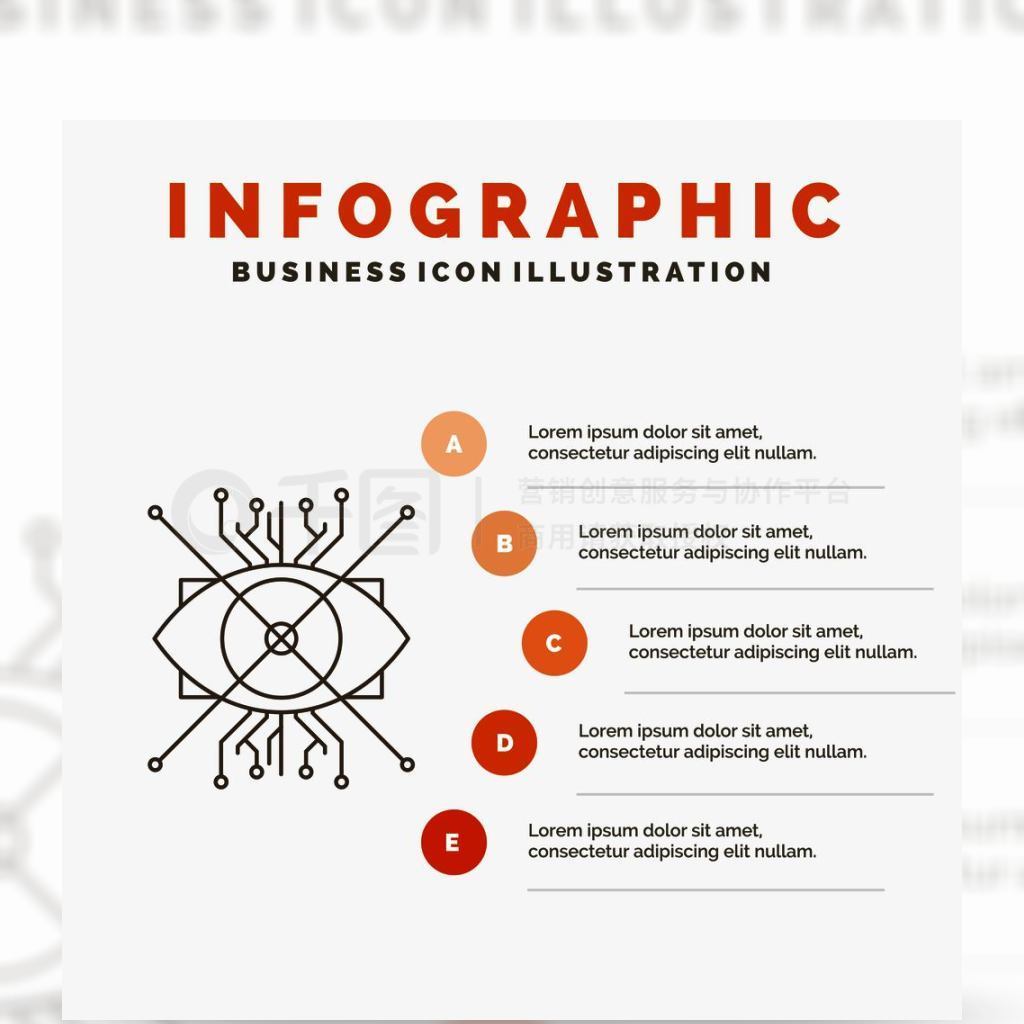 Arǿ磬۾ͷվʾĸͼģɫinfographicʽȾý֤ĻɫʸEPS10ģ屳