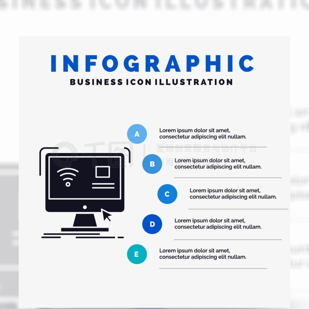 վʾĸĿؼԶ̣ϢͼģɫinfographicʽȾý֤GlyphɫȾýEPS10ժҪģ屳