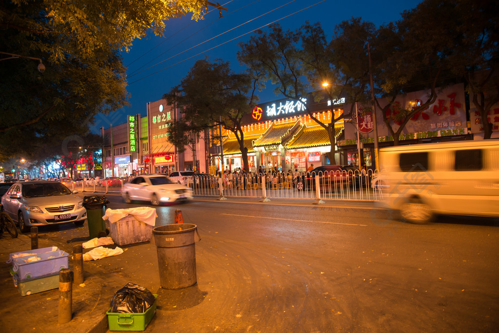 北京街市夜景