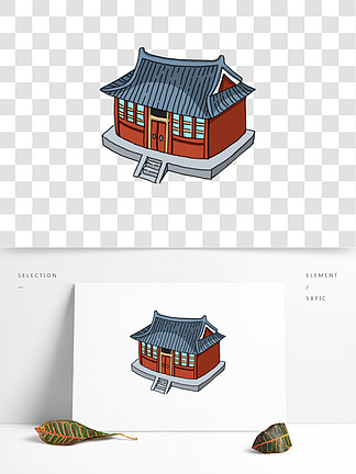 古建築卡通圖片免費下載_古建築卡通素材_古建築卡通模板-千圖網