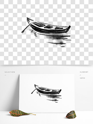 【小船水墨画】图片免费下载_小船水墨画素材_小船水墨画模板-千图网