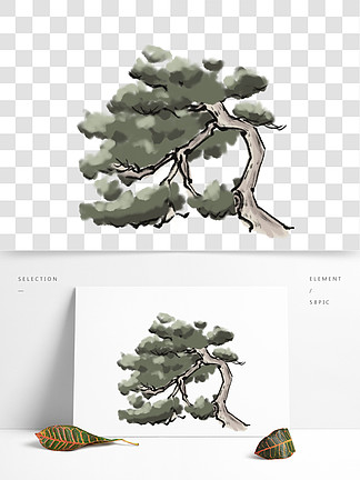 【水墨松樹】圖片免費下載_水墨松樹素材_水墨松樹模板-千圖