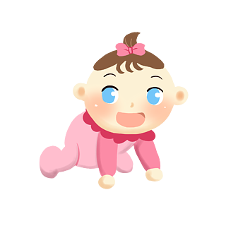 彩色玩具带玩具和衣服的可爱女婴卡可爱女婴哭泣插画手绘卡通可爱婴儿