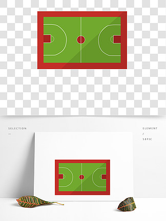 篮球场效果图 手绘图片