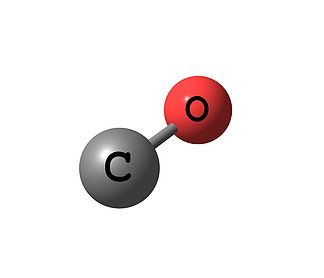 一氧化碳分子模型图片