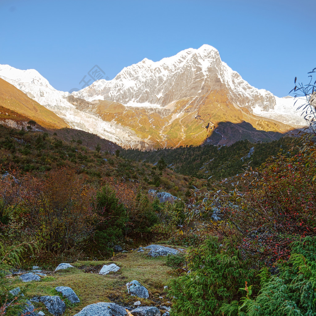 喜马拉雅山美丽的风景