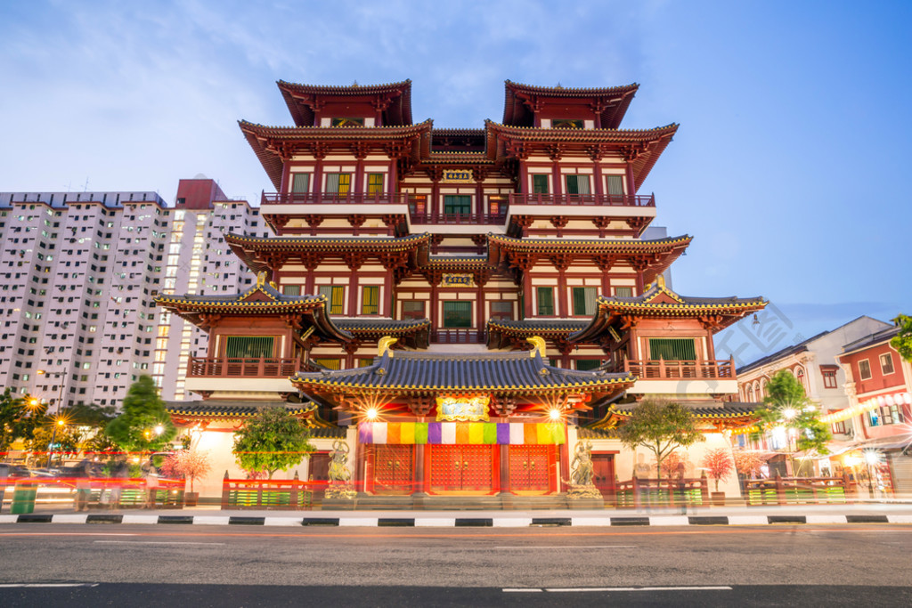 新加坡佛牙寺建筑/城市免费下载
