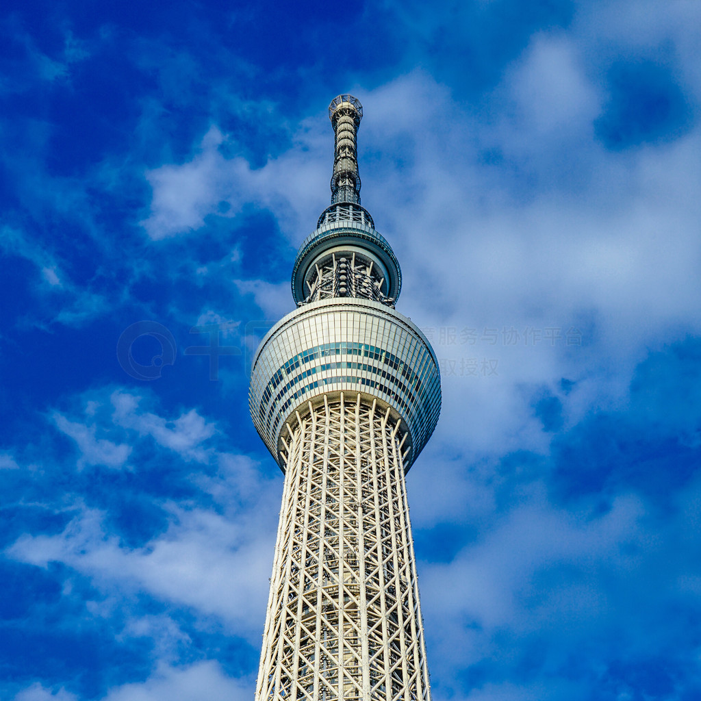 Sky of Tokyo Sky Tree and fine weather