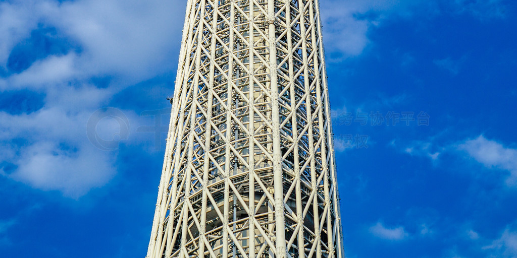 Sky of Tokyo Sky Tree and fine weather