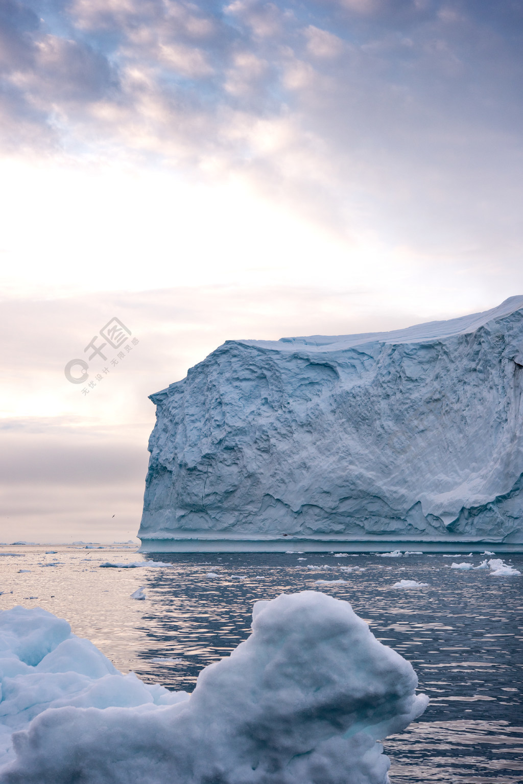 對北冰洋在格陵蘭島北極冰山風景名勝免費下載_jpg格式_4802像素_編號