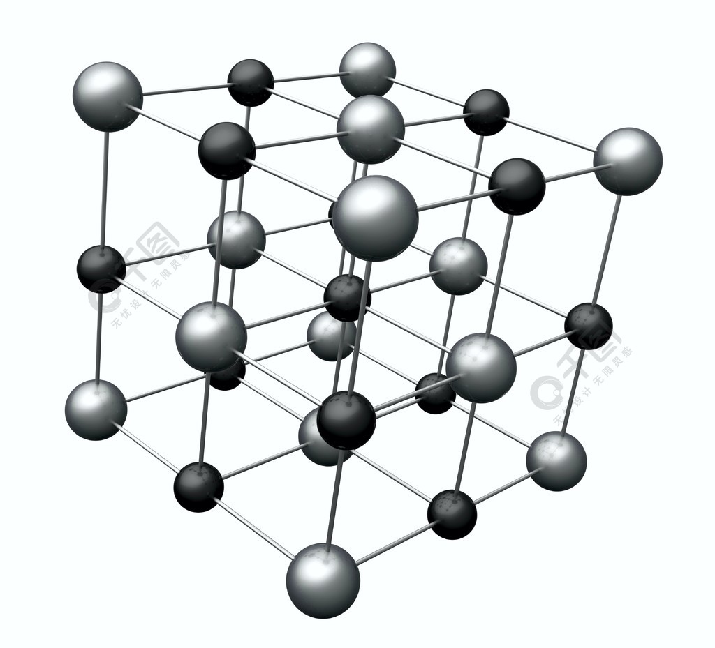 氯酸鈉岩鹽滷石食鹽晶體結構nacl3d說明