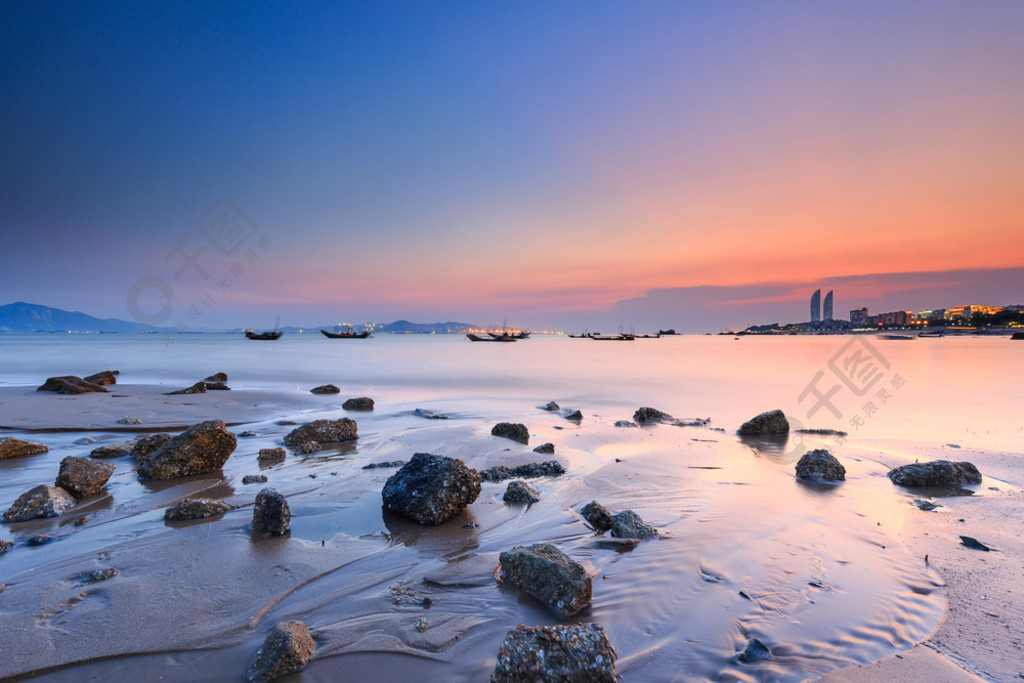 廈門環島路海景日落